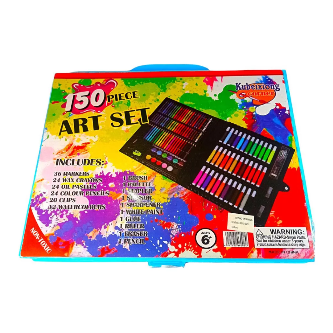 Miniatura 2 de Kit De Arte Portátil: 150 Crayones De Co